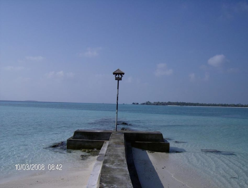 Die Spitze der Insel. Summer Island Maldives