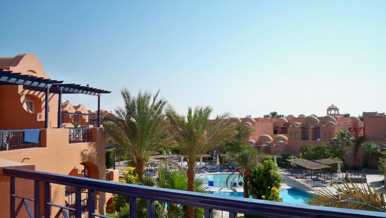 Blick von Zimmer 4325 Jaz Makadi Oasis Resort