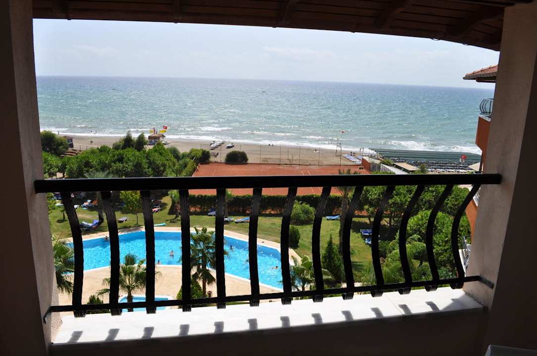 Ausblick vom Balkon Club Turtas Beach Hotel