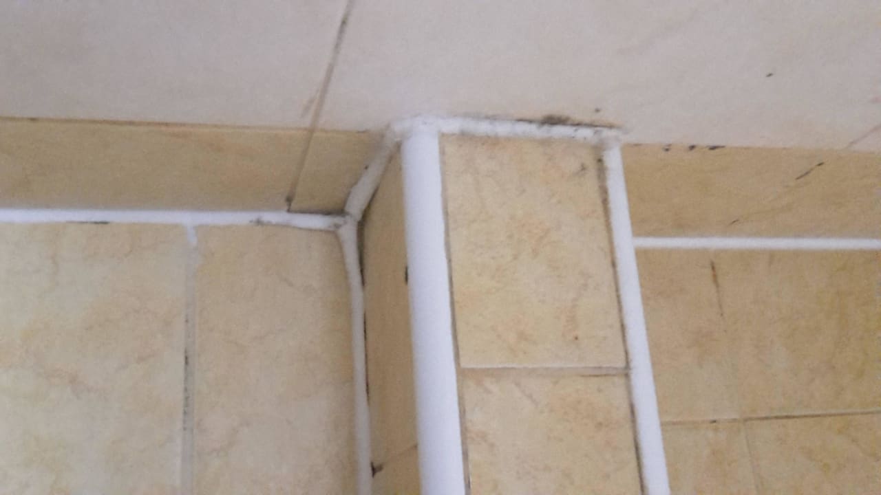 Einstieg zur Dusche Hotel Koral