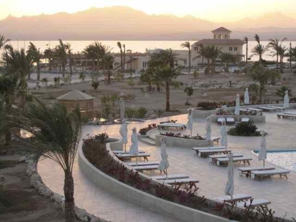 Strandblick vom Balkon Hotel Kempinski Soma Bay