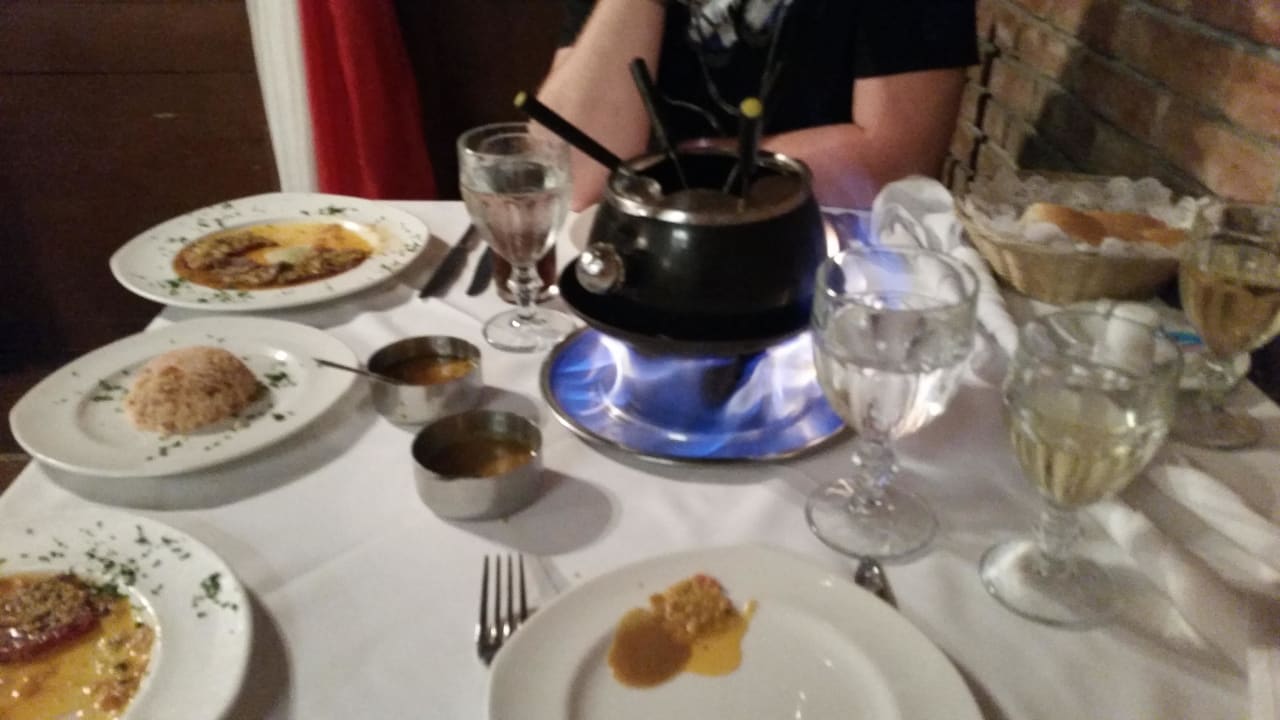 Im Fondue Restaurant ... sehr lecker  Punta Cana Princess All Suites Resort & Spa