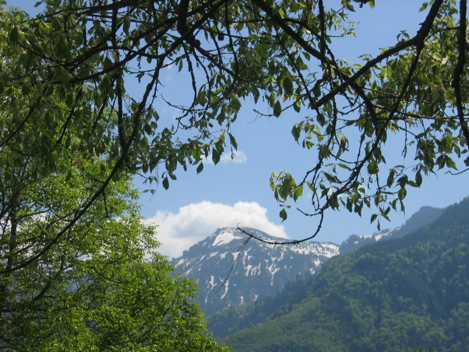 Bergblick auf verschiedene Gipfel  Das Achental Resort