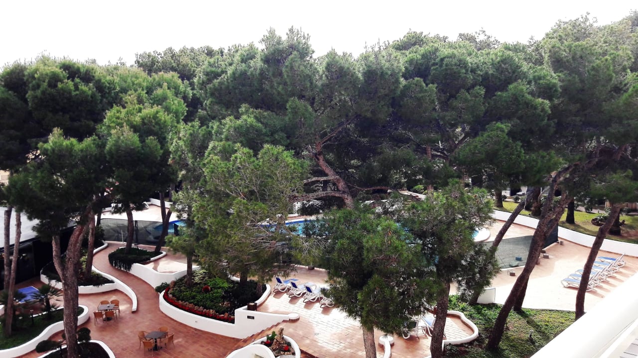 Vom Balkon aus gesehen Hotel & Spa S'Entrador Playa