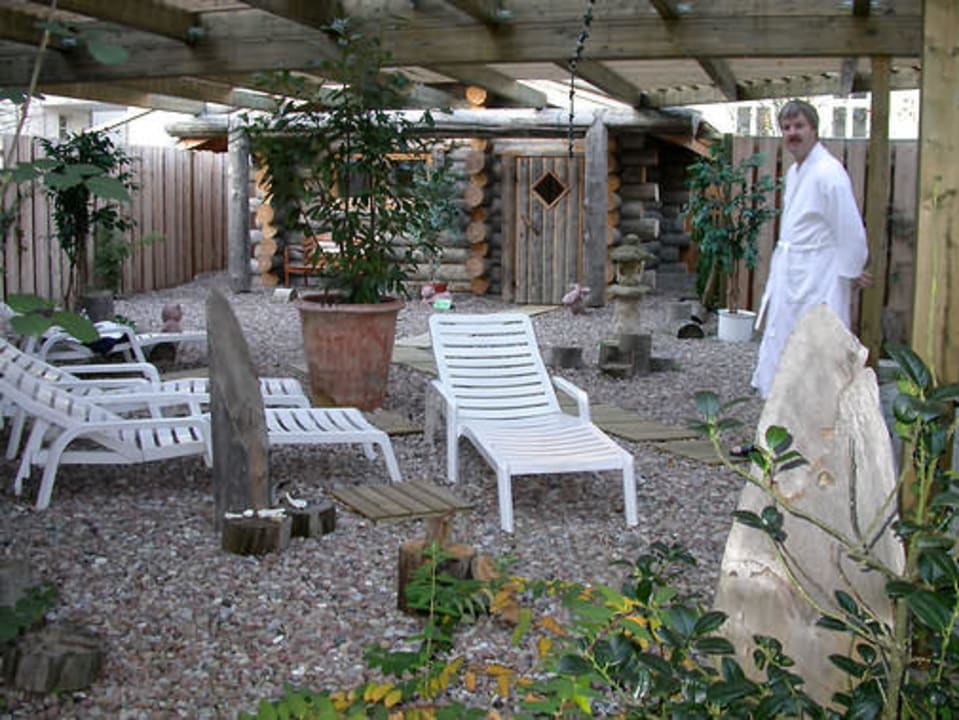 Steigenberger Bad Pyrmont, Außensauna Steigenberger Hotel & Spa Bad Pyrmont