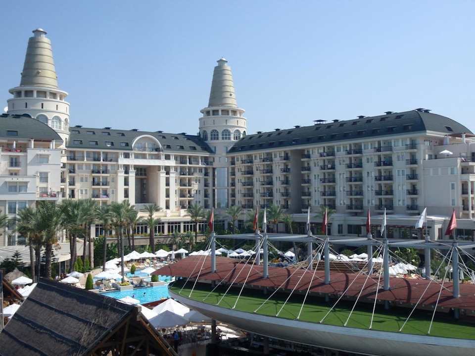 Blick vom Rutschenturm Hotel Delphin Diva