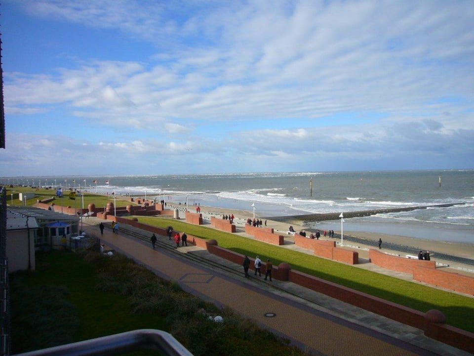 Ausblick vom Balkon Strandhotel Georgshöhe