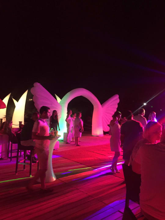 White Party auf dem Steg Megasaray Club Belek