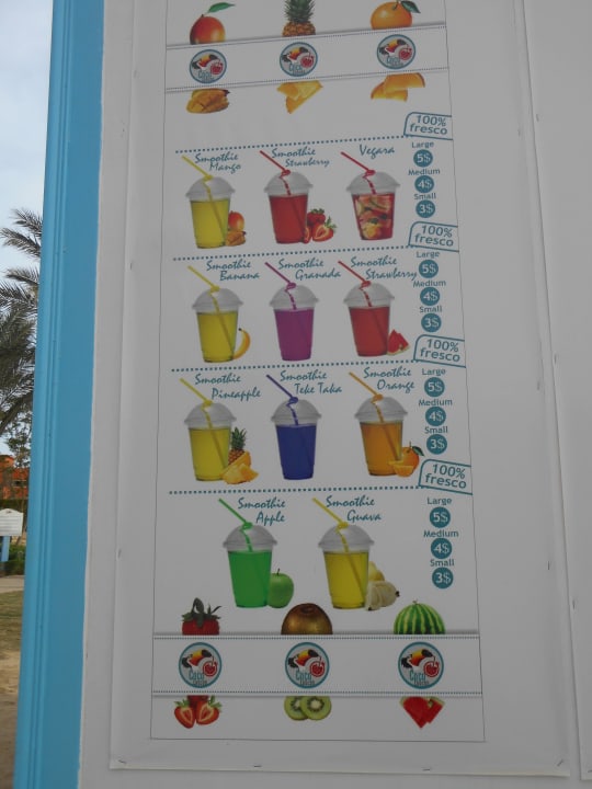 Obst für Zahlungsfähige Gäste Sentido Caribbean World Soma Bay