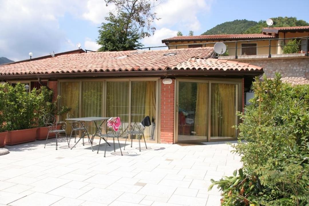 Blick auf unser Appartement Residence La Quiete