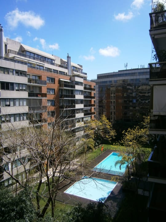 Blick in den Innenhof Hotel Madero