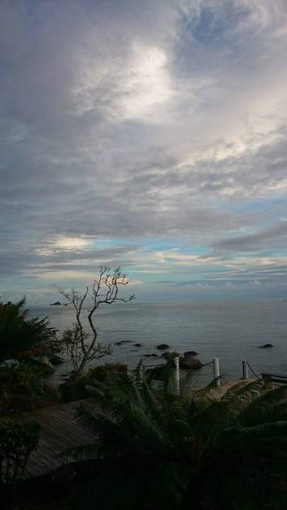 Abendstimmung von der Terrasse Maleenga Resort