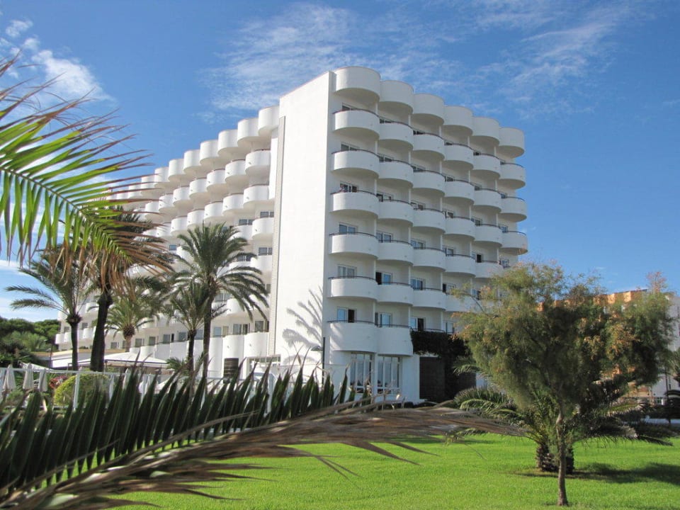 Vom Strand aus Hipotels Hipocampo Playa