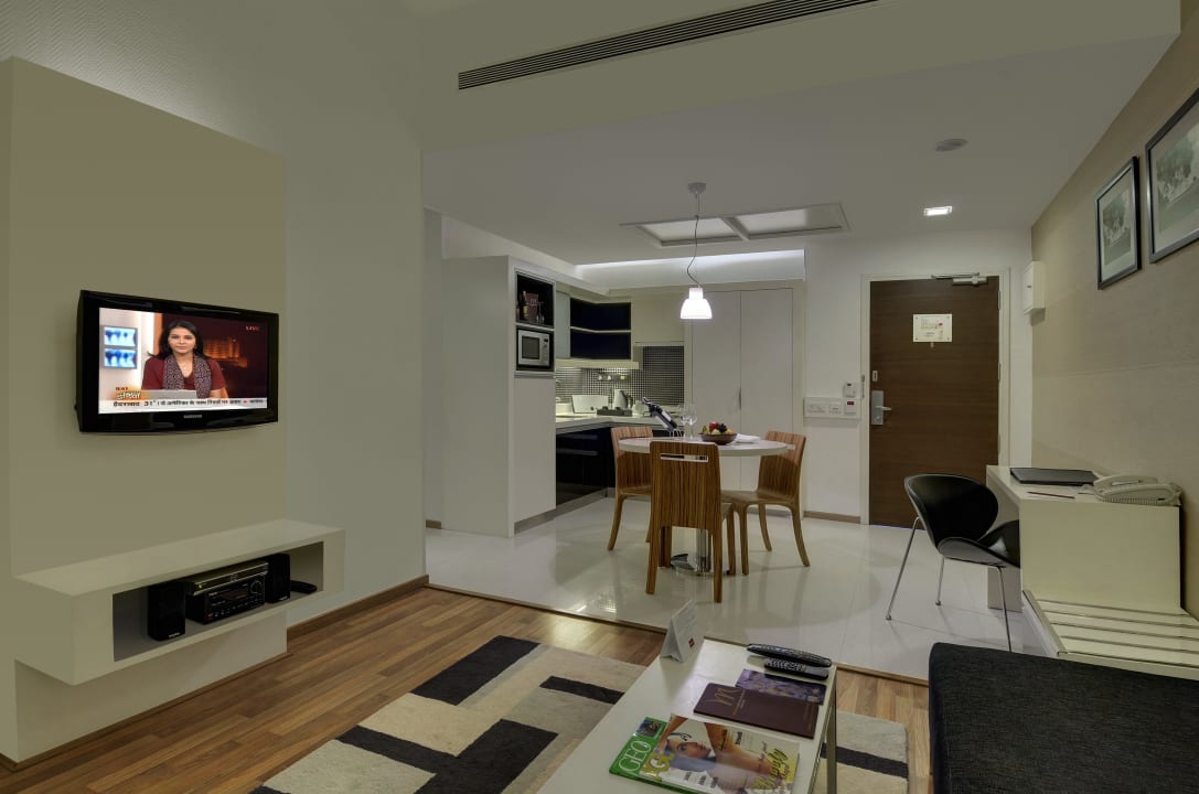 Living Room- One Bedroom Suite Hotel Grand Mercure Bangalore