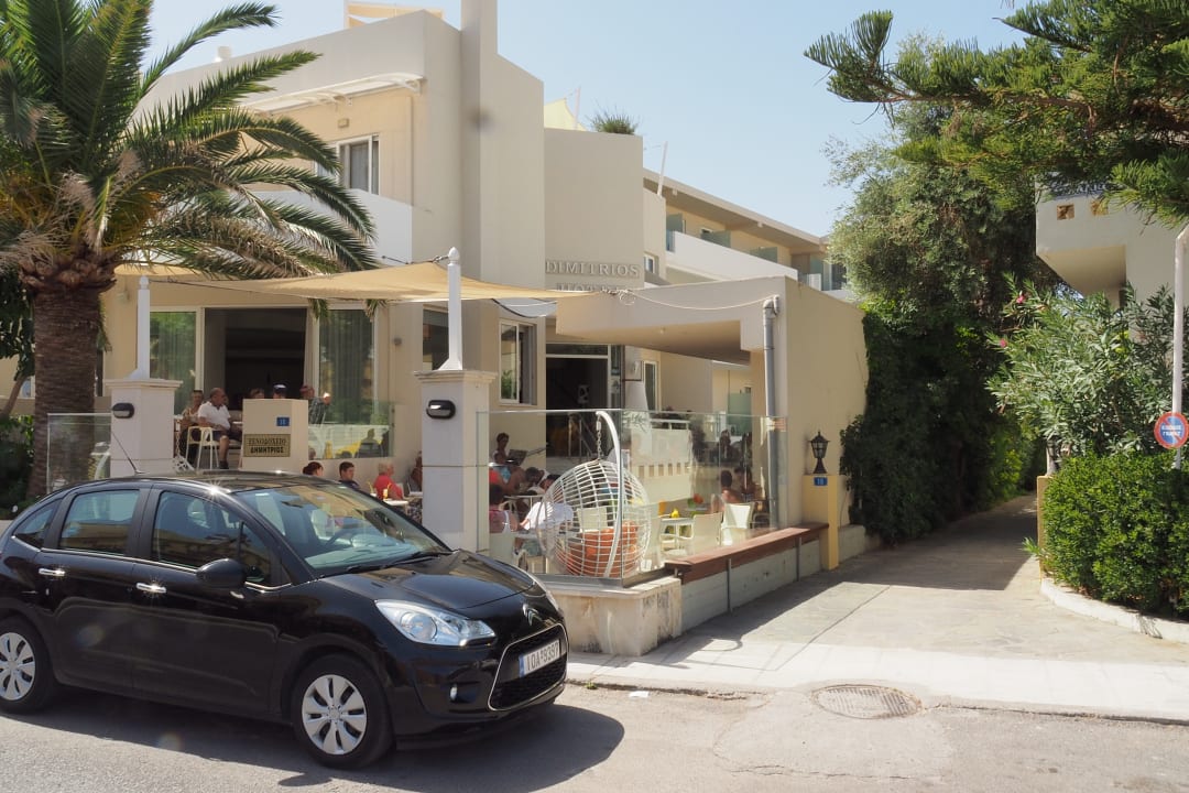 Außenansicht Dimitrios Beach Hotel