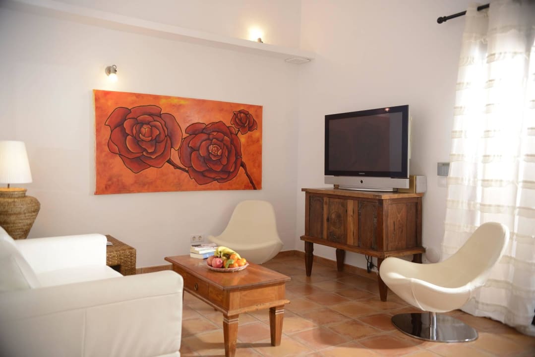 Suite Rosa Wohnzimmer Finca Amapola - Agrotourismus Hotel