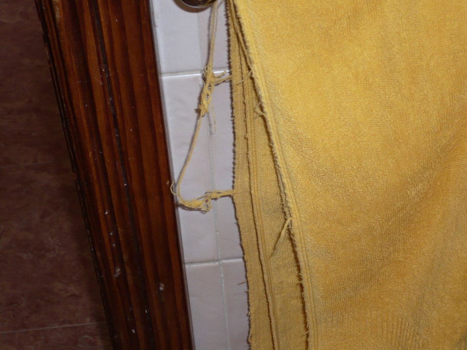 Handtücher im Badezimmer Hotel Floresta