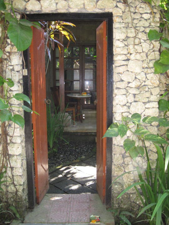 Eingang zu unserem Zimmer Ubud Village Hotel