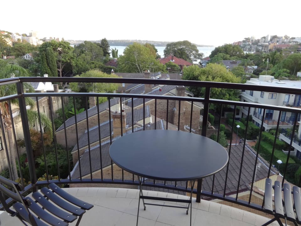 Blick vom Balkon auf die Bucht Intercontinental Hotel Sydney Double Bay