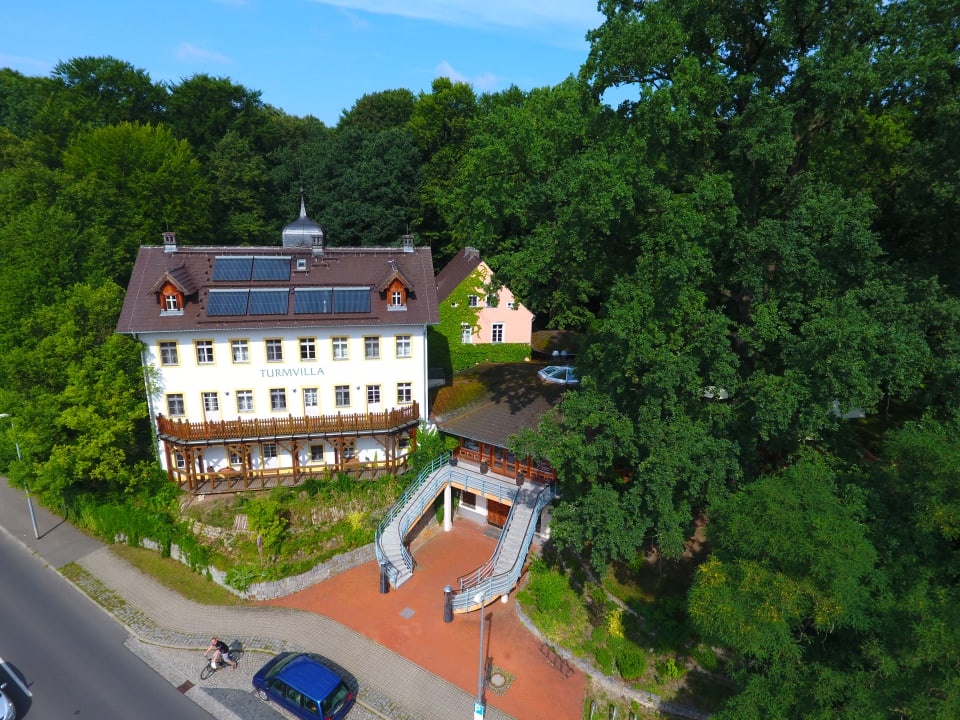 Außenansicht Turmvilla Bad Muskau