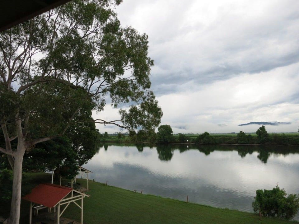 Ausblick vom Balkon Motel Tweed River
