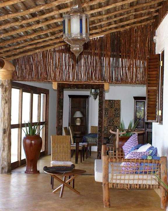 Terrasse - Sitzmöglichkeiten Matemwe Beach House