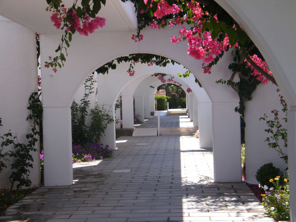 Durchgang untere Bungalows TUI KIDS CLUB Alex Beach