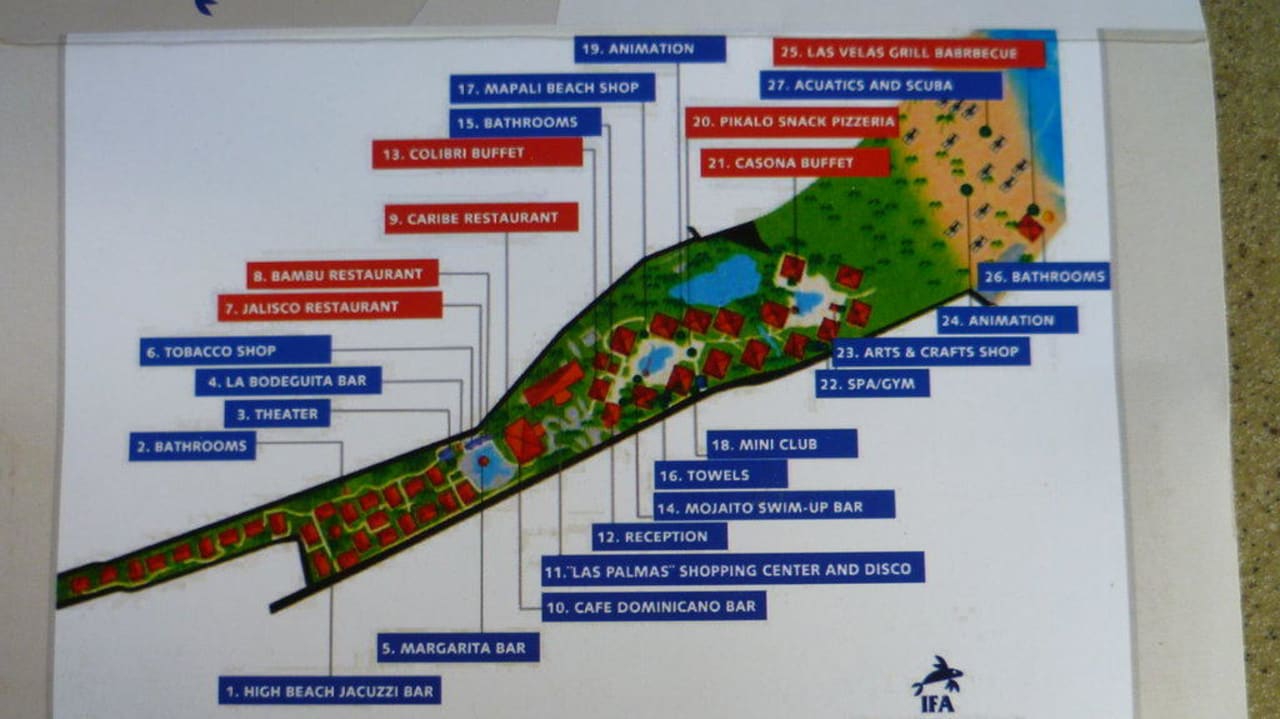 Lageplan Villas Bavaro Resort & Spa