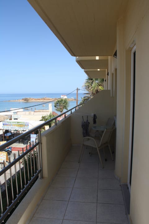 Balkon richtung Meer High Beach Resort