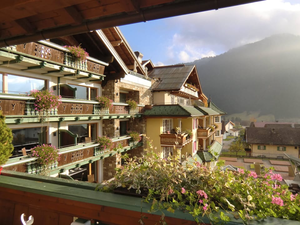 Zimmausblick Wellnesshotel Engel