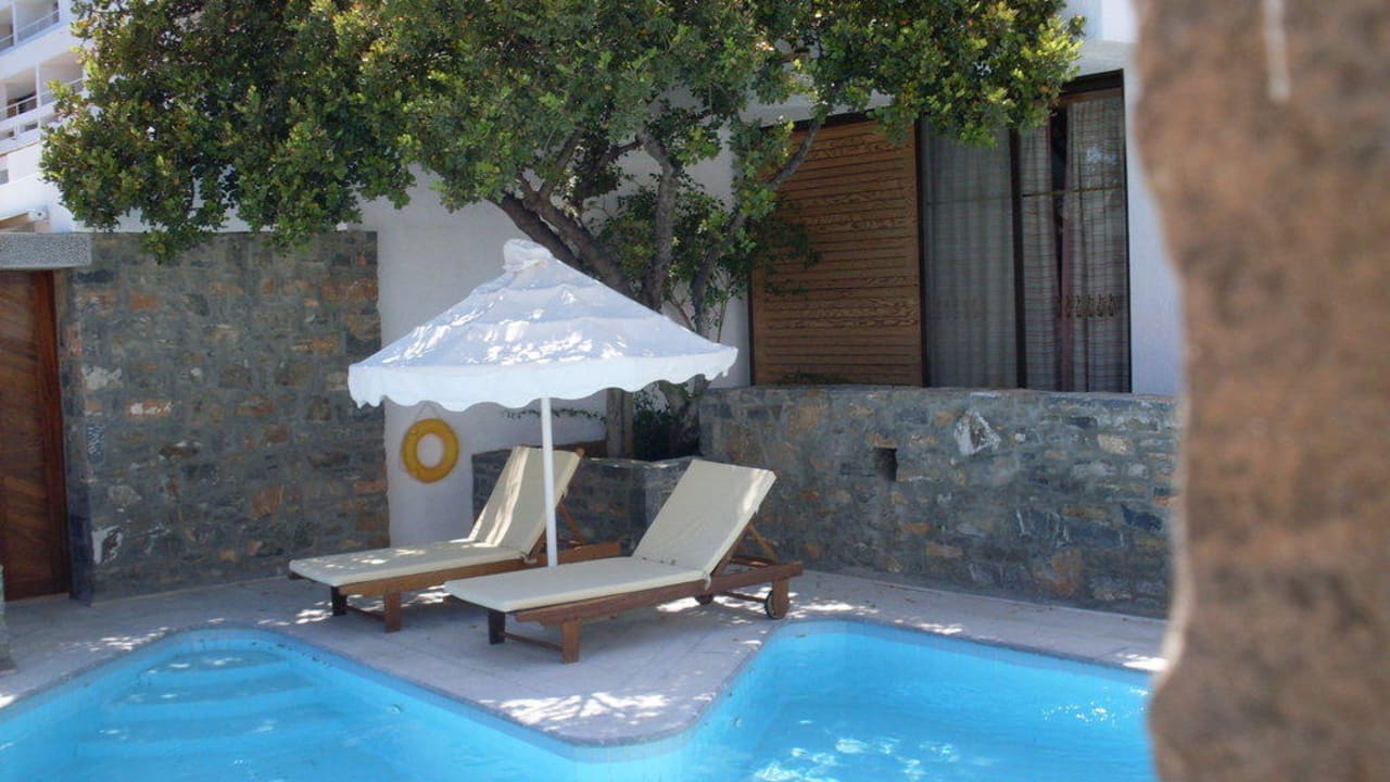 Blick zur Terrasse Elounda Mare Relais & Chateaux