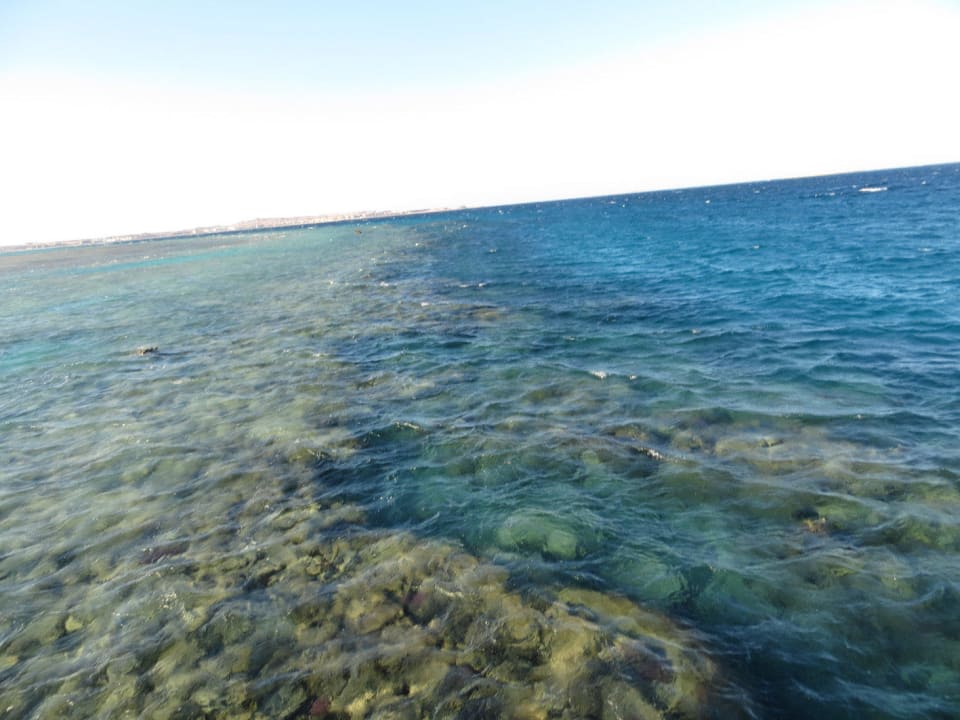 So sieht man das Meer vom Steg aus Makadi Spa - Adults only