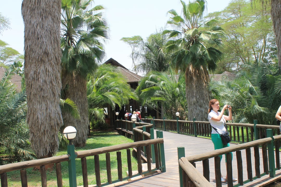 Eingangsbereich Ol Tukai Lodge