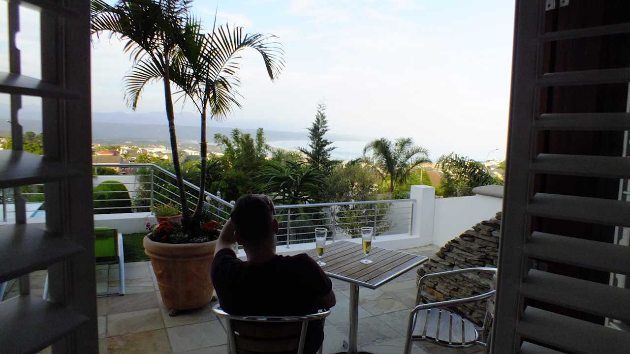 Blick vom Zimmer aus Aquavit Guest House