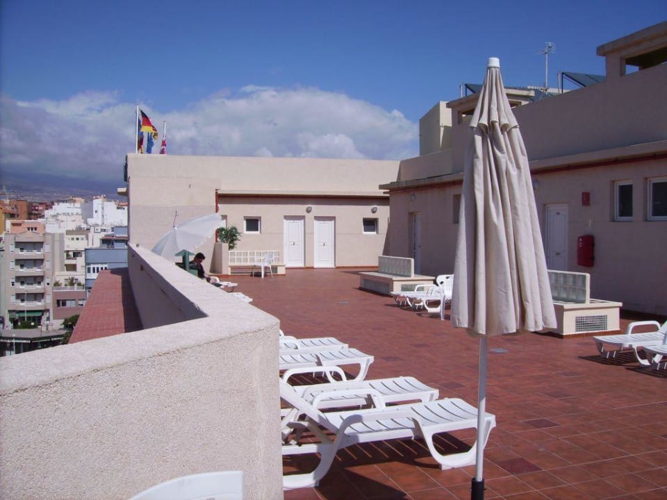 Terrasse im 5.Stock Hotel Medano