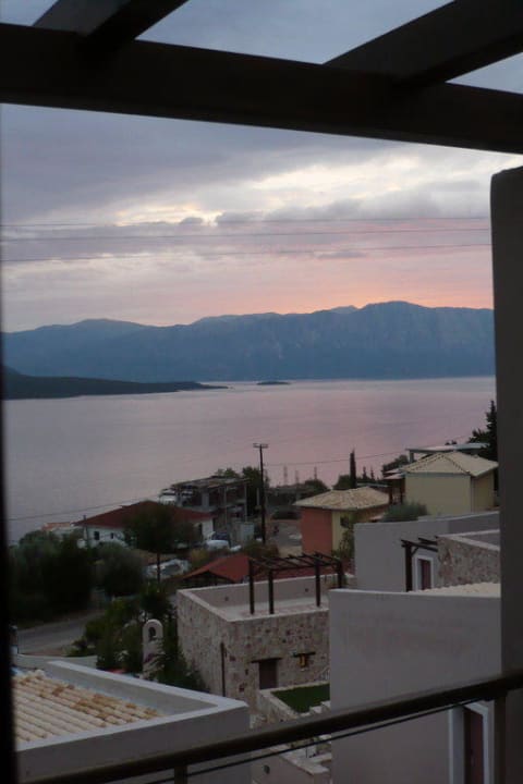 Sonnenaufgang vom Balkon gesehen Hotel Tesoro
