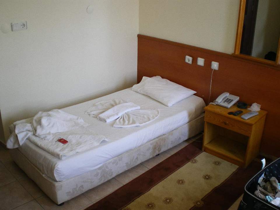 Das Bett im Zimmer Hotel Angora