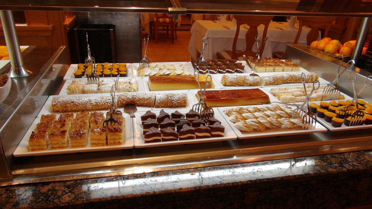 Heerlijk eten Hotel Riu Paraiso Lanzarote