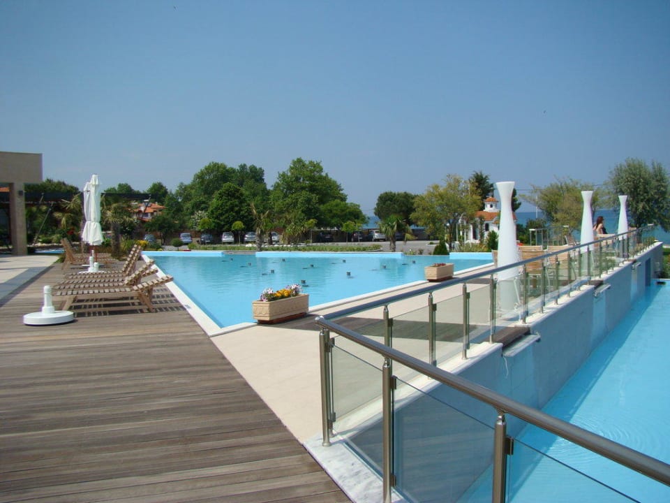 Blick von der Terrasse alltoura Club Hotel Poseidon Palace