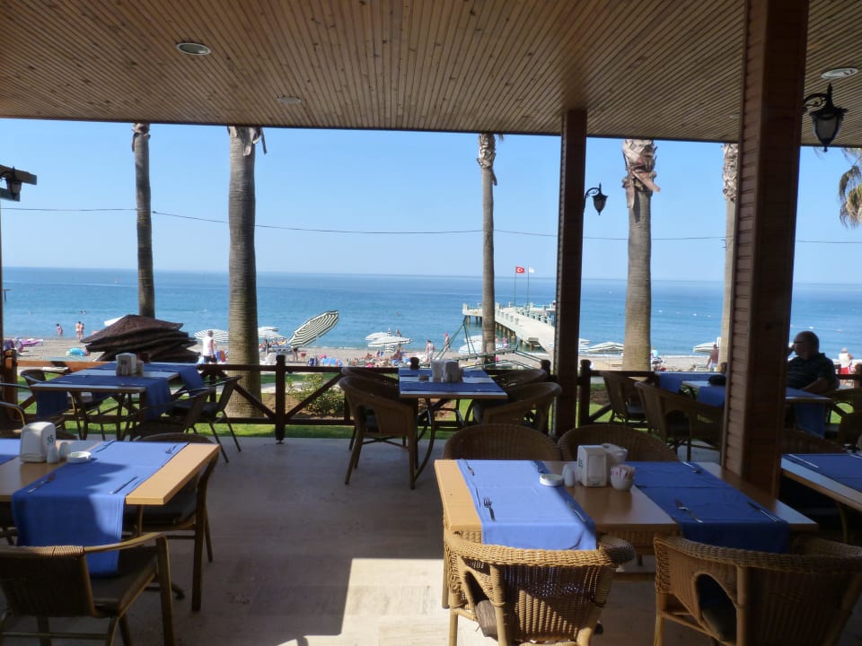 Blick aus dem Bereich für Kuchen und Snacks Hotel Meryan