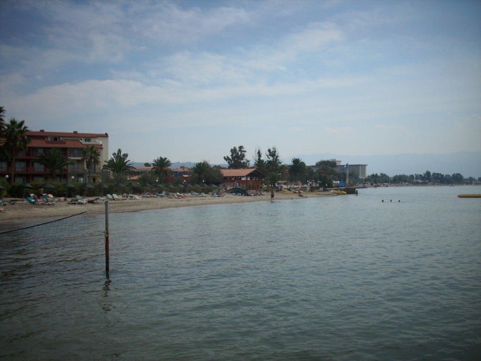 Blick vom Steg zum Strand Ephesia Holiday Beach Club
