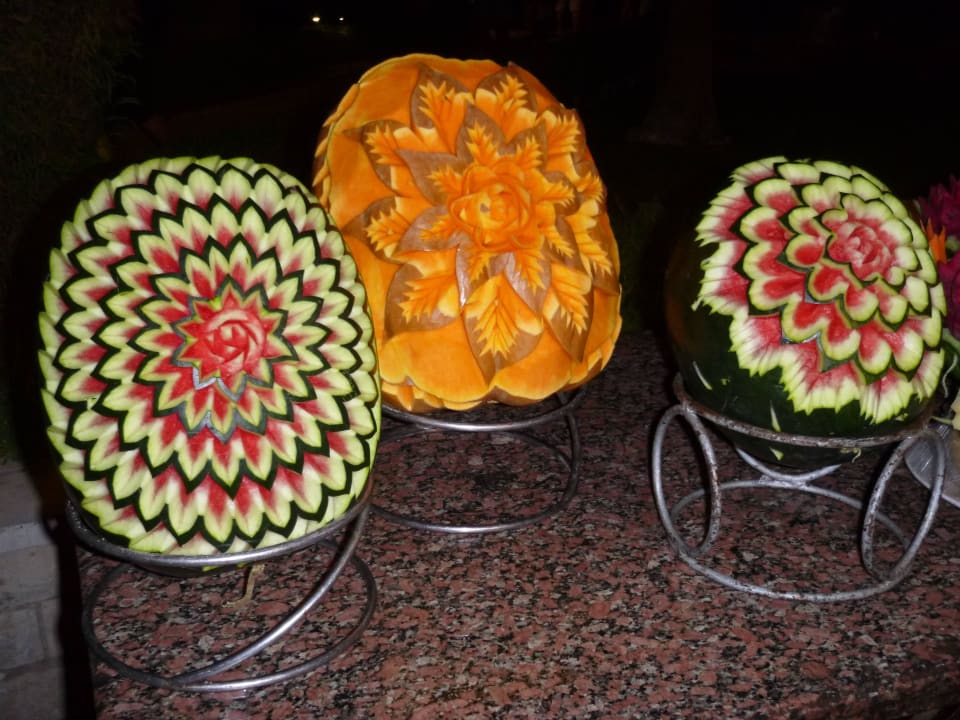 Melonen- und Kürbisfiguren Arabia Azur Resort