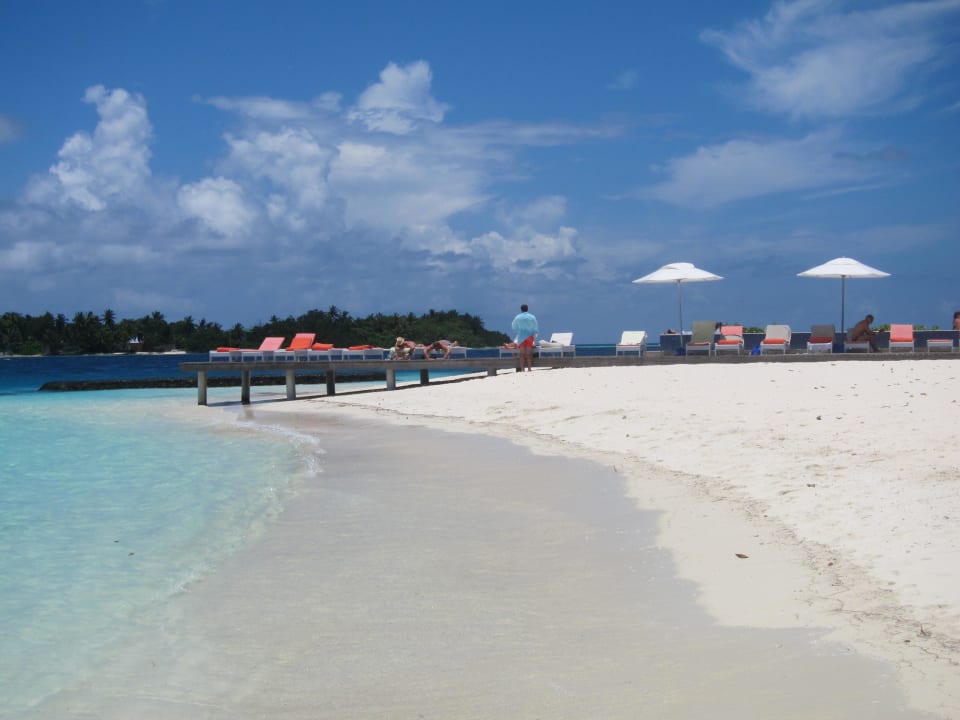 Pool an der Sandbar Kuramathi Maldives