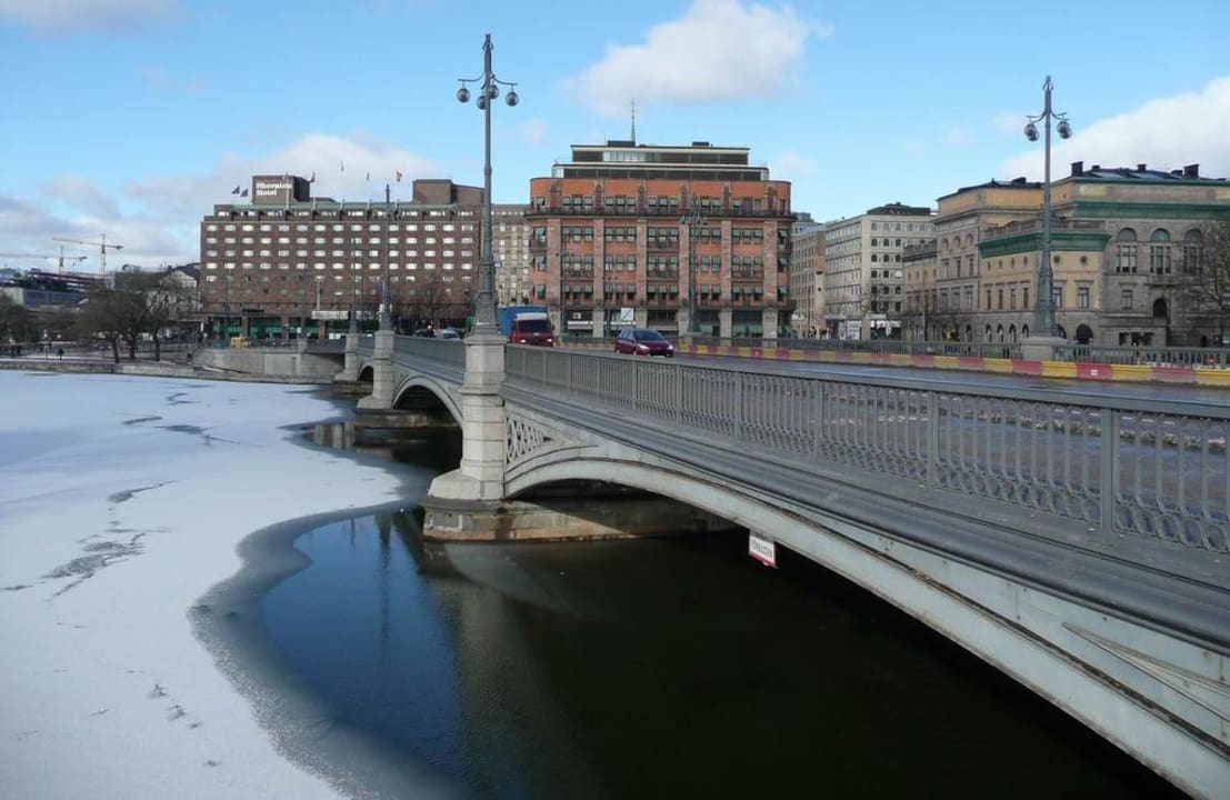 View from the bridge Hotel Sheraton Stockholm