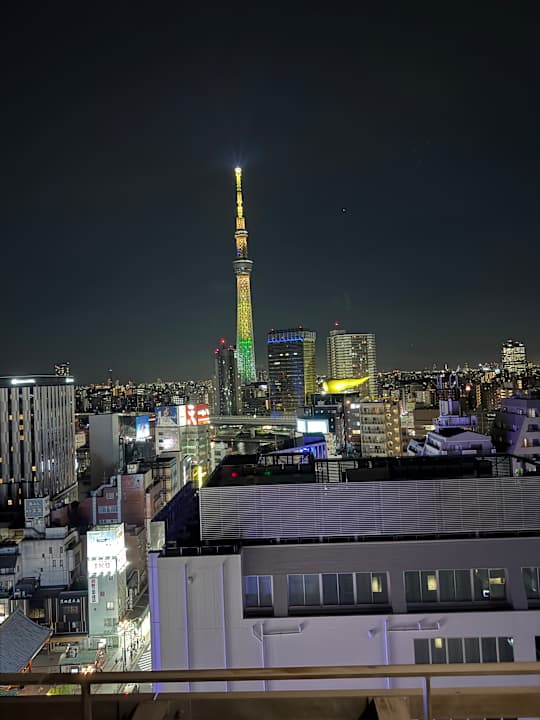 Ausblick The Gate Hotel Kaminarimon by Hulic