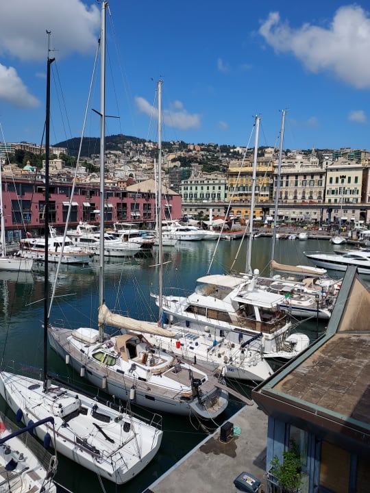 Ausblick NH Collection Genova Marina