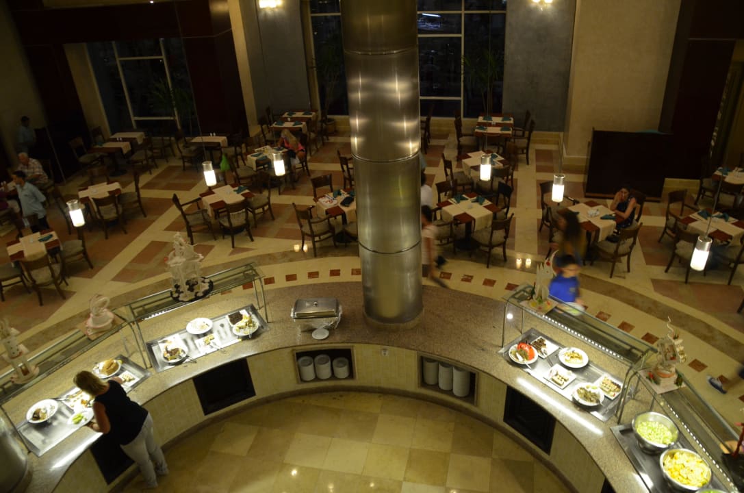 Blick vom Tex-Mex (Mexikaner) ins Buffetrestaurant Serenity Alpha Beach