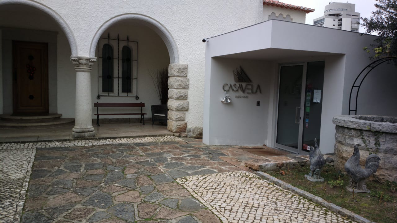 Haupteingang, rechts zur Rezeption Casa Vela Charm Guesthouse