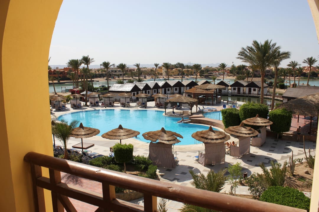 Вид с балкона номера Panorama Bungalows Resort El Gouna