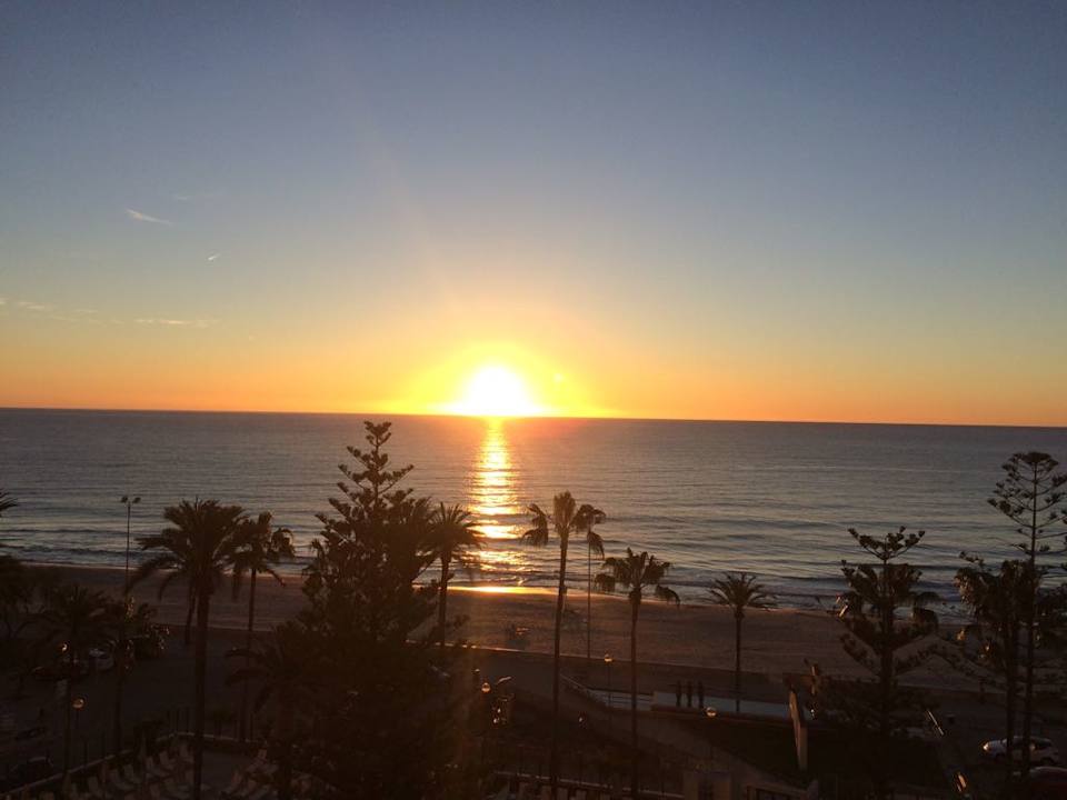 Sonnenaufgang vom Bett  CM Playa del Moro
